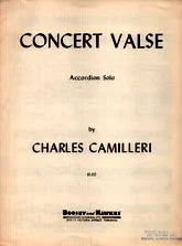 télécharger la partition d'accordéon Concert Valse au format PDF