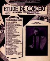 télécharger la partition d'accordéon Etude de Concert in A flat Major au format PDF