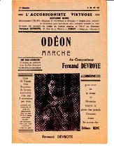 télécharger la partition d'accordéon Odéon au format PDF
