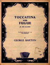 télécharger la partition d'accordéon Toccatina and Fugue au format PDF