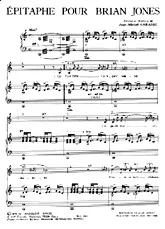 télécharger la partition d'accordéon Epitaphe pour Brian Jones au format PDF