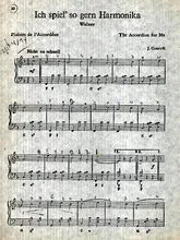 télécharger la partition d'accordéon Ich Spiel's So Gern Harmonika au format PDF