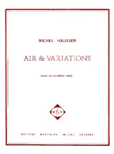 télécharger la partition d'accordéon AIR & VARIATIONS au format PDF