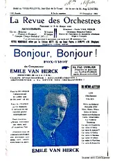 télécharger la partition d'accordéon Bonjour, bonjour au format PDF
