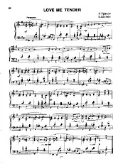 télécharger la partition d'accordéon LOVE ME TENDER  /  Bayan, au format PDF