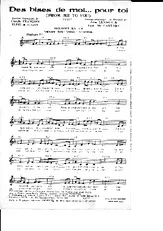 télécharger la partition d'accordéon Des bises de moi... pour toi (From me to you) au format PDF