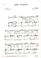 télécharger la partition d'accordéon Papa mambo au format PDF