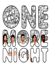 télécharger la partition d'accordéon One more night au format PDF