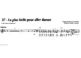 télécharger la partition d'accordéon La Plus Belle pour aller danser au format PDF