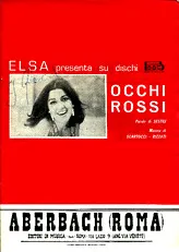 télécharger la partition d'accordéon Occhi rossi au format PDF