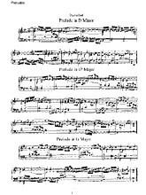 télécharger la partition d'accordéon Organ Works Preludes au format PDF