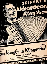 télécharger la partition d'accordéon So Klingt's in Klingenthal au format PDF