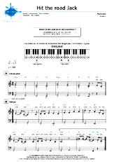 télécharger la partition d'accordéon Hit the road Jack (Niveau 1) au format PDF
