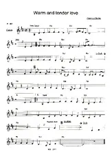 télécharger la partition d'accordéon Warm and Tender Love  au format PDF