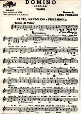 télécharger la partition d'accordéon Domino Waltz au format PDF