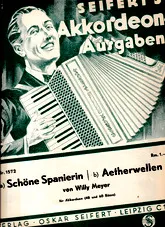 télécharger la partition d'accordéon a) Schöne Spanierin      b) Aetherwellen au format PDF