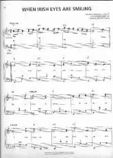 télécharger la partition d'accordéon When Irish eyes are smiling au format PDF