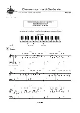 télécharger la partition d'accordéon Chanson sur ma drôle de vie (Niveau 1) au format PDF