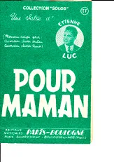 télécharger la partition d'accordéon POUR MAMAN au format PDF