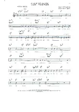 télécharger la partition d'accordéon just friends au format PDF