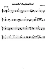 télécharger la partition d'accordéon ALEXANDER'S RAGTIME BAND ut au format PDF