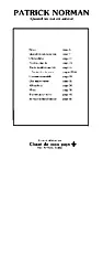 télécharger la partition d'accordéon RECUEIL PATRICK NORMAN : Quand on est en amour au format PDF