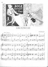 télécharger la partition d'accordéon Zacatecas au format PDF