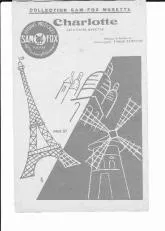 télécharger la partition d'accordéon Charlotte (Chant + Orchestration) au format PDF
