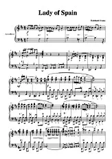 télécharger la partition d'accordéon  Lady of Spain au format PDF