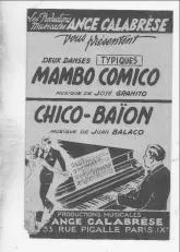 télécharger la partition d'accordéon Chico baïon (orchestration) au format PDF