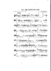télécharger la partition d'accordéon All my Love in Vain au format PDF