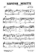 télécharger la partition d'accordéon souvenir musette au format PDF