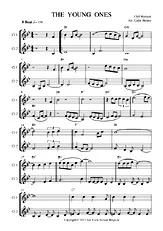 télécharger la partition d'accordéon THE YOUNG ONES  Clarinette Duo Cliff Richard au format PDF