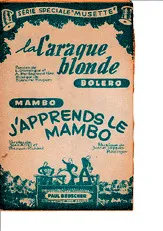 télécharger la partition d'accordéon La caraque blonde au format PDF