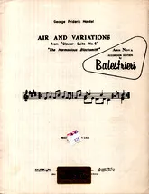 télécharger la partition d'accordéon Air and Variations au format PDF