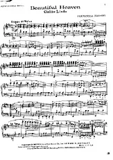 télécharger la partition d'accordéon Beautiful Heaven (Cielito Lindo) au format PDF