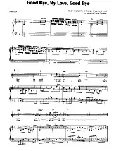 télécharger la partition d'accordéon Goodbye my love, Goodbye au format PDF