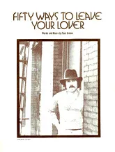 télécharger la partition d'accordéon Fifty ways to leave your lover au format PDF