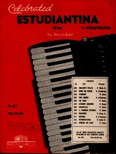 télécharger la partition d'accordéon Estudiantina au format PDF
