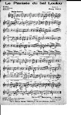 télécharger la partition d'accordéon La pianiste du bal Loulou au format PDF