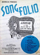 télécharger la partition d'accordéon Song Folio January 1956 au format PDF