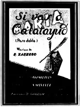 télécharger la partition d'accordéon Si vas à Calatayud (La fille de Dolorès) (Maria) au format PDF