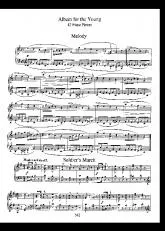télécharger la partition d'accordéon Album For the Young (43 Piano Pieces) au format PDF
