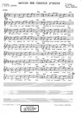 télécharger la partition d'accordéon Encore une chanson d'amour  au format PDF