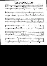 télécharger la partition d'accordéon The second waltz au format PDF