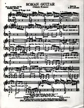 télécharger la partition d'accordéon Roman Guitar au format PDF