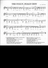 télécharger la partition d'accordéon The foggy, foggy dew au format PDF