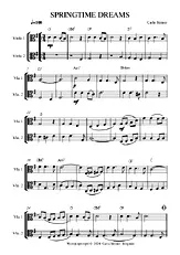 télécharger la partition d'accordéon SPRINGTIME DREAMS Viola Duo au format PDF