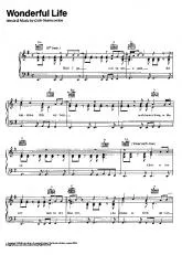 télécharger la partition d'accordéon Wonderful life  au format PDF