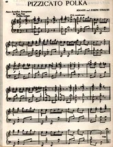 télécharger la partition d'accordéon Pizzicato Polka au format PDF